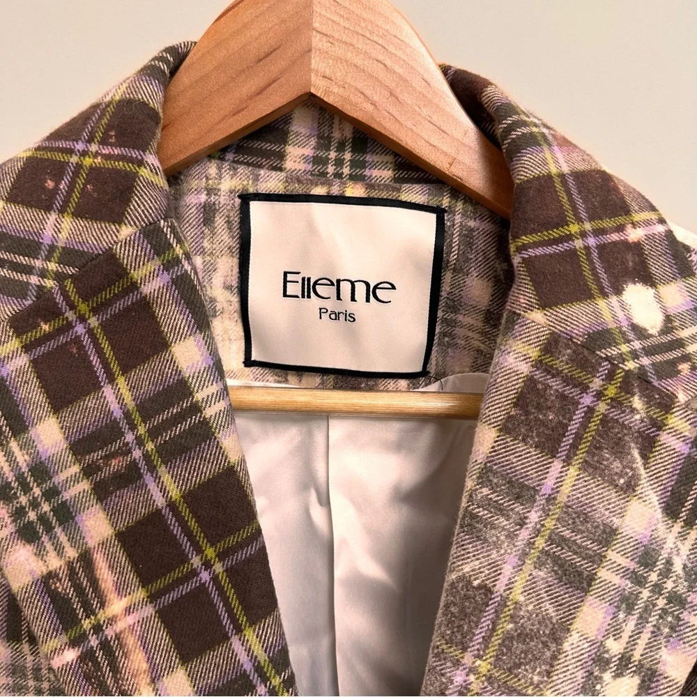 Elleme
checked single-breasted blazer size 34/4 women - Picture 3 of 5